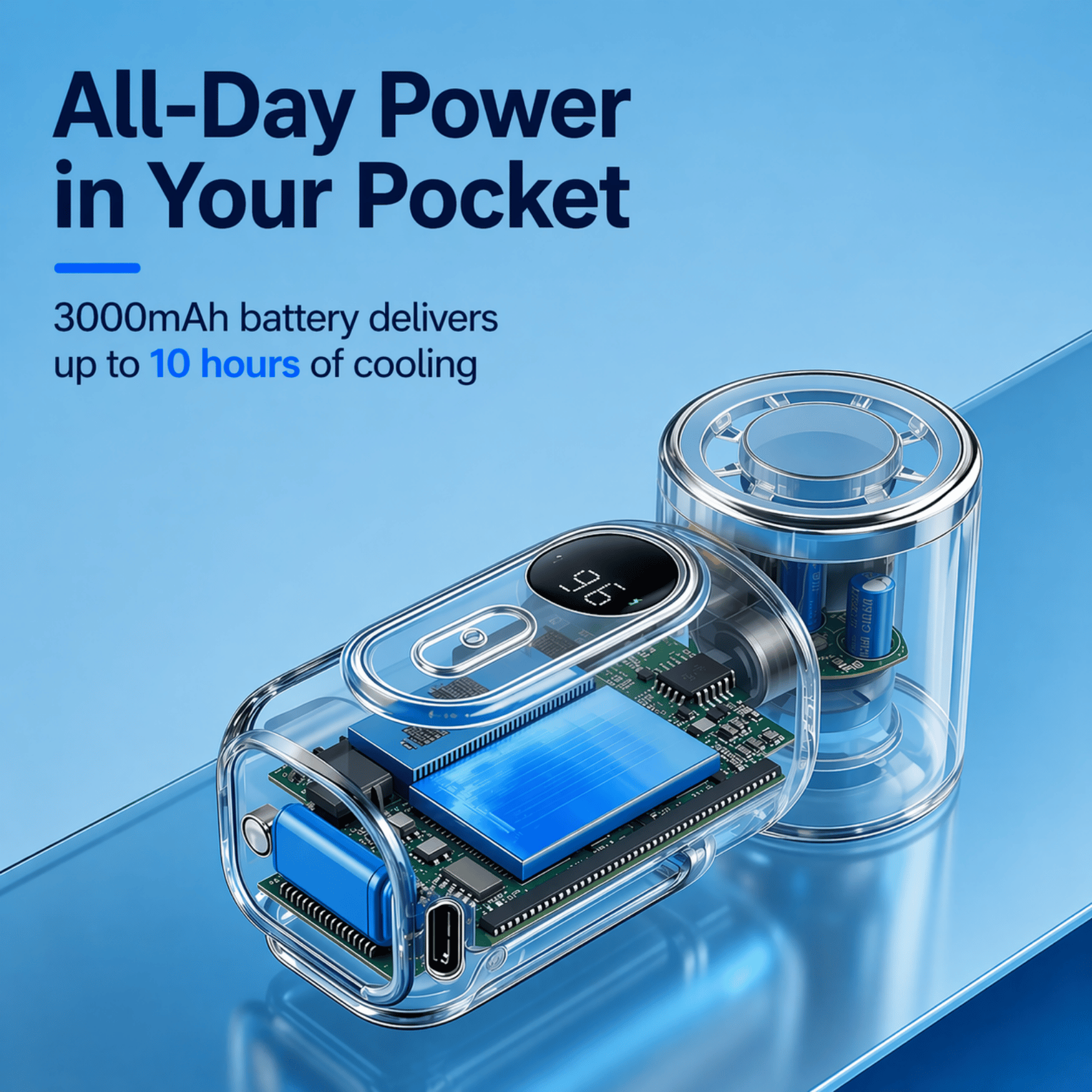 Turbo Mini Clip Fan